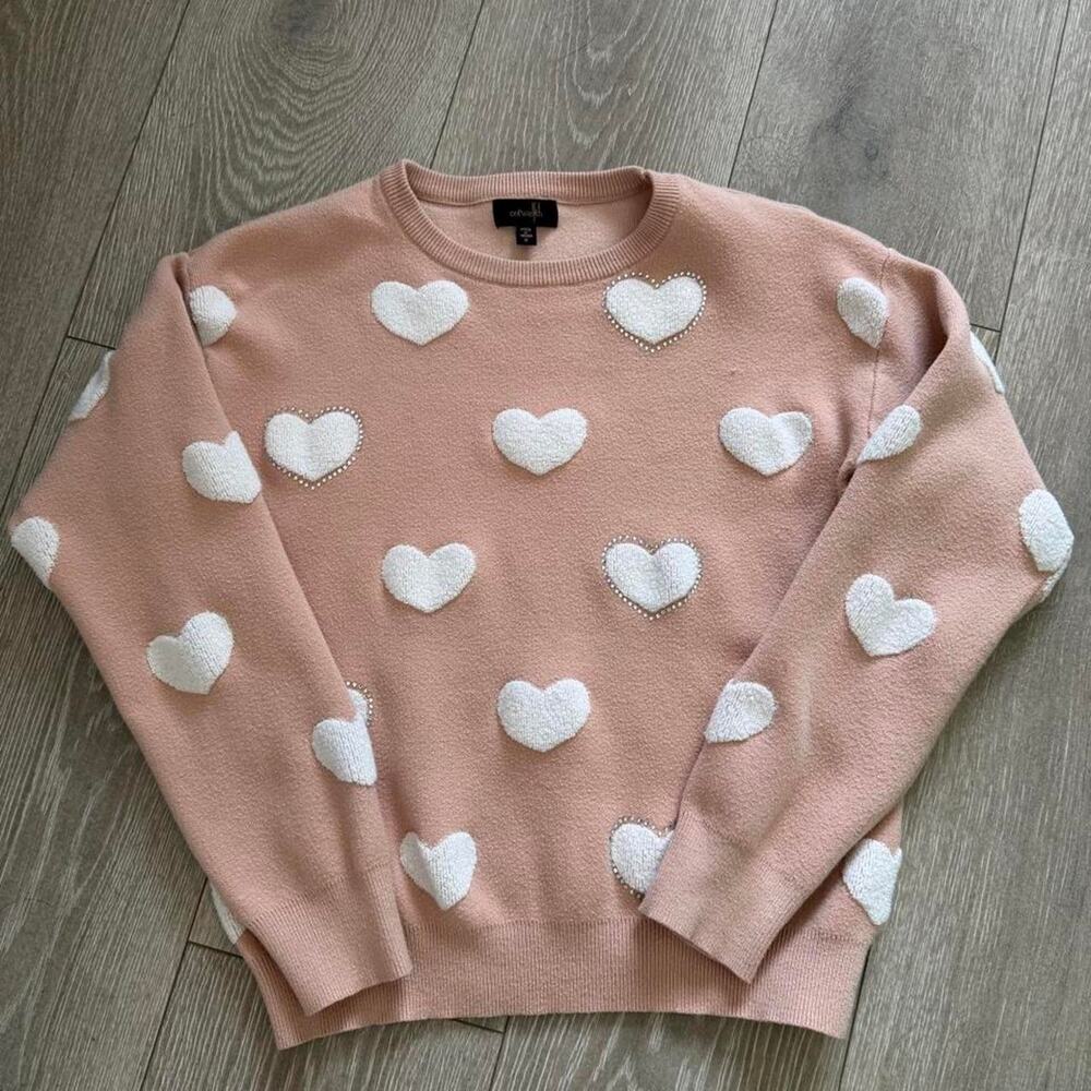 Ontwelfth 3d heart sweater
